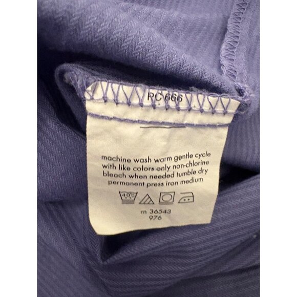 Geoffrey Beene Mens‎ Wrinkle-Free Size Small 14 1/2 32/33 Lavender Button Up - Picture 6 of 6